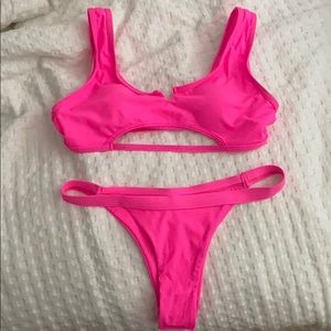 Hot pink Bikini